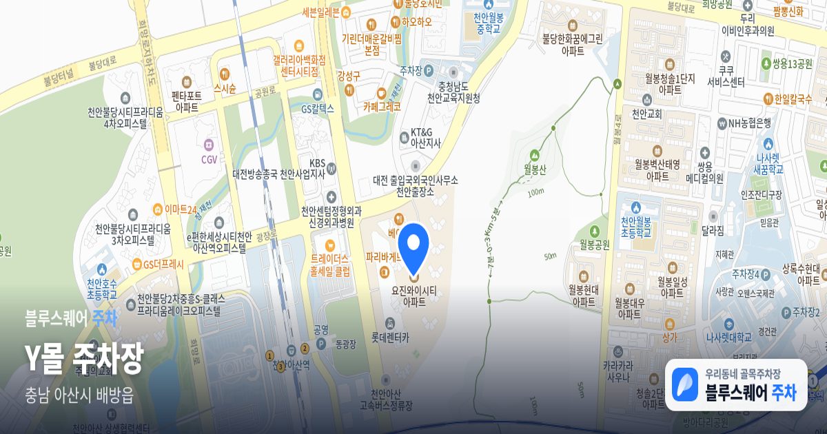 Y몰 주차장 위치 지도