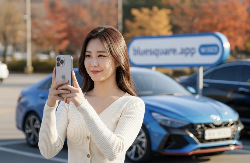BlueSquare 온보딩 — 주차 공유 예시
